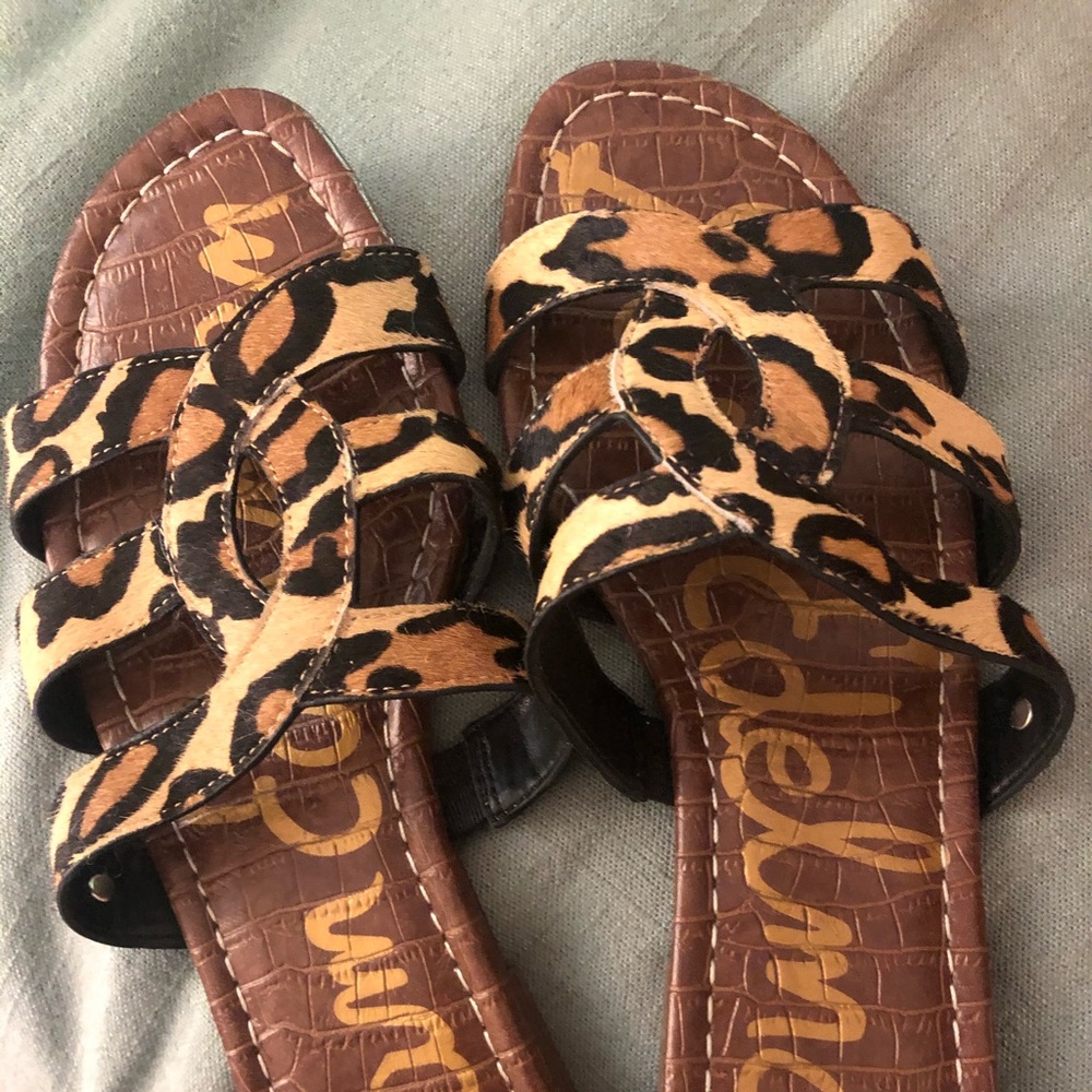 Sam Edelman leopard sandals 8.5